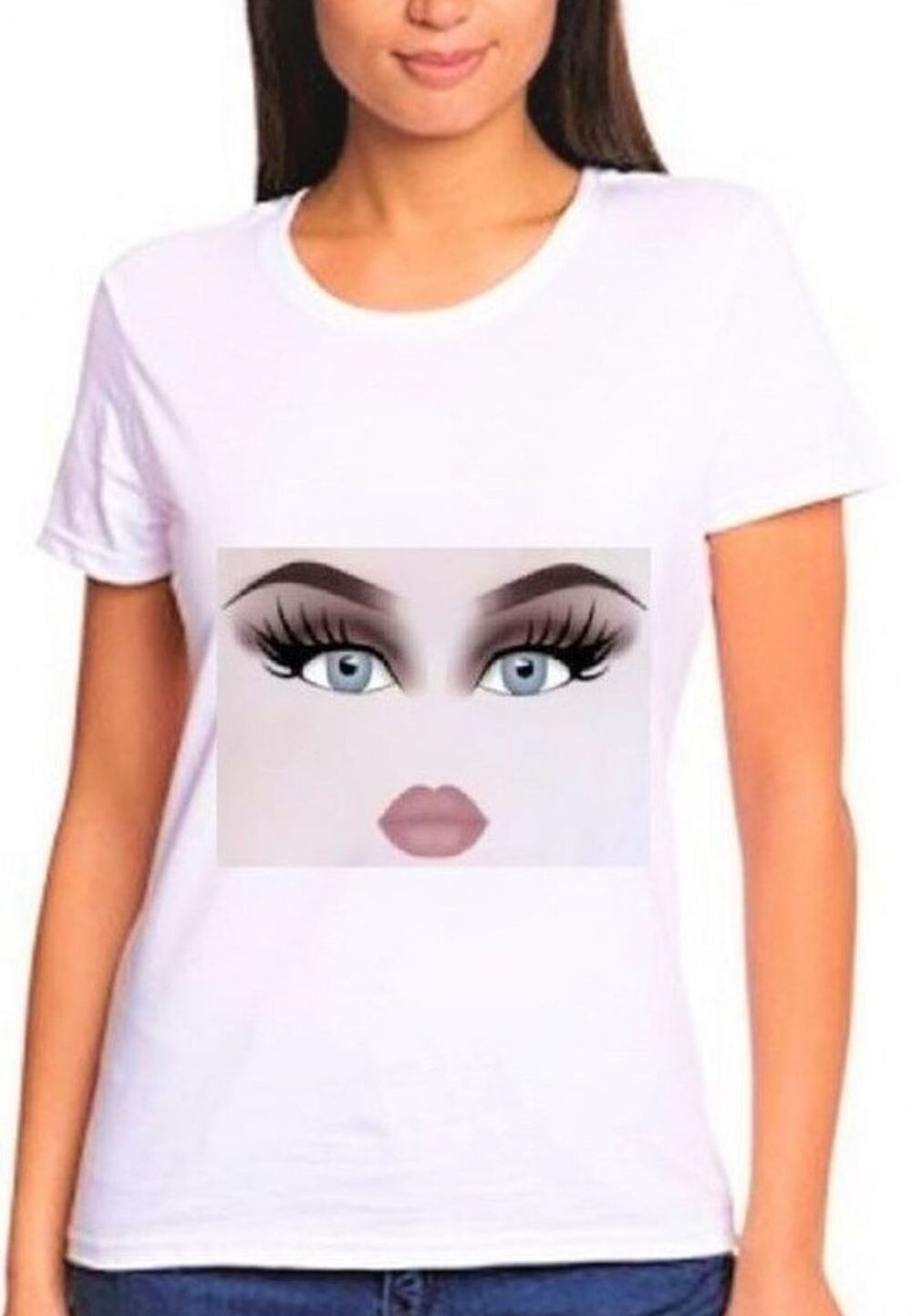 Tricou dama, alb, marimea S-M