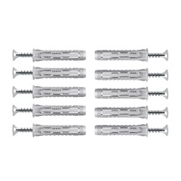 set 10 holsuruburi cu diblu elsales els-h830 cu diametrul de 8 mm lungime 30 mm  gri imagen 2_0_
0