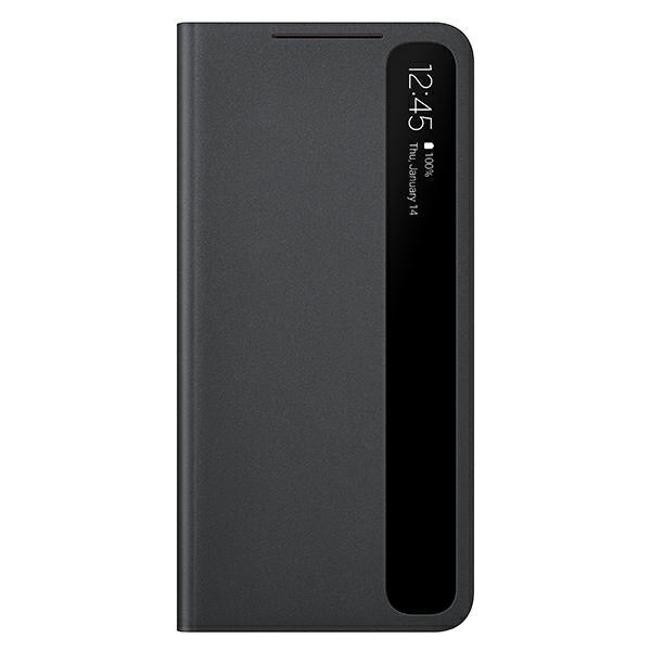 Husa compatibila cu Samsung Galaxy S21 Clear View Black