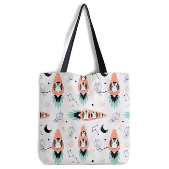 geanta tote bag pentru copii art kids iepuri spatiali model multicolor 40 x 50 cm imagen 58_0_
0
