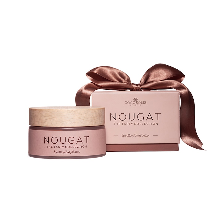 Премиум грижа за кожата COCOSOLIS NOUGAT Sparkling Body Butter, 250 мл.
