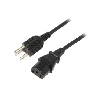 Cablu alimentare AC, 1.8m, 3 fire, culoare negru, IEC C13 mama, NEMA 5-15 (B) mufa, SUNNY, C13U18, T143895 Cablu alimentare AC, 1.8m, 3 fire, culoare negru, IEC C13 mama, NEMA 5-15 (B) mufa, SUNNY, C13U18, T143895