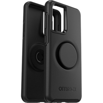 Husa compatibila cu Samsung Galaxy S21 Plus OtterBox Symmetry with popsockets Black Husa compatibila cu Samsung Galaxy S21 Plus OtterBox Symmetry with popsockets Black
