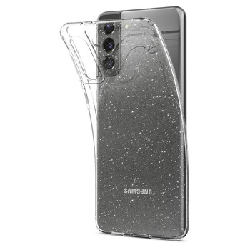 Husa compatibila cu Samsung S21 SPIGEN Liquid Crystal Glitter Husa compatibila cu Samsung S21 SPIGEN Liquid Crystal Glitter
