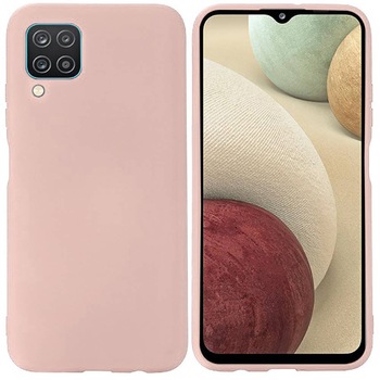 Husa compatibila cu Samsung Galaxy A12 Silicone Compatibila Pink Husa compatibila cu Samsung Galaxy A12 Silicone Compatibila Pink