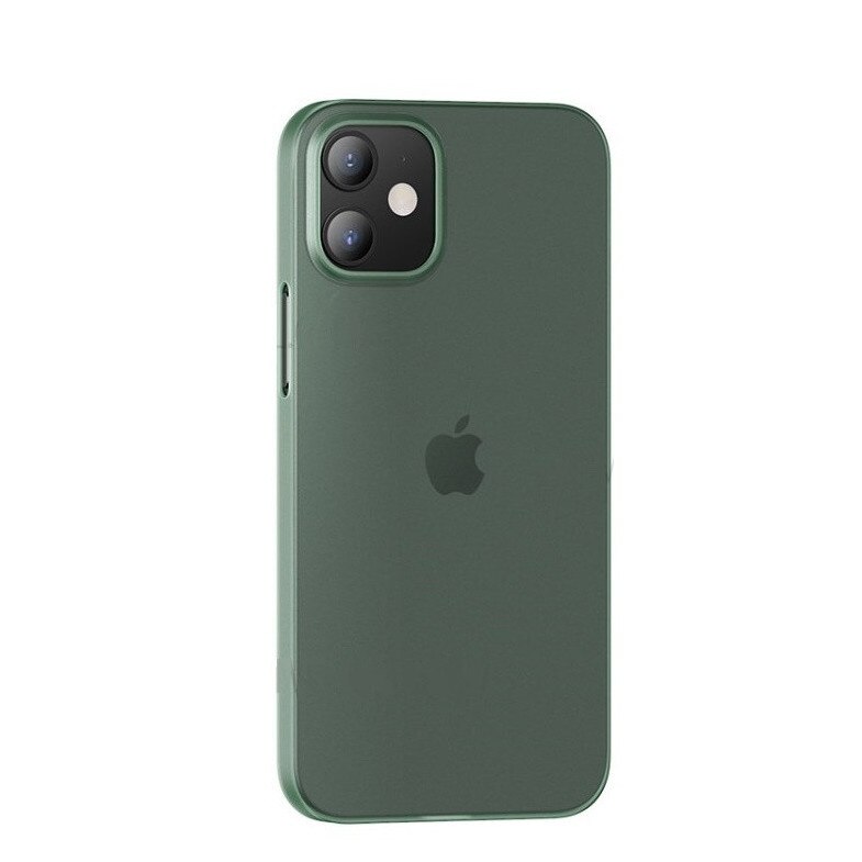 Husa compatibila cu iPhone 12 / 12 Pro Usams Gentle Ultra Slim green