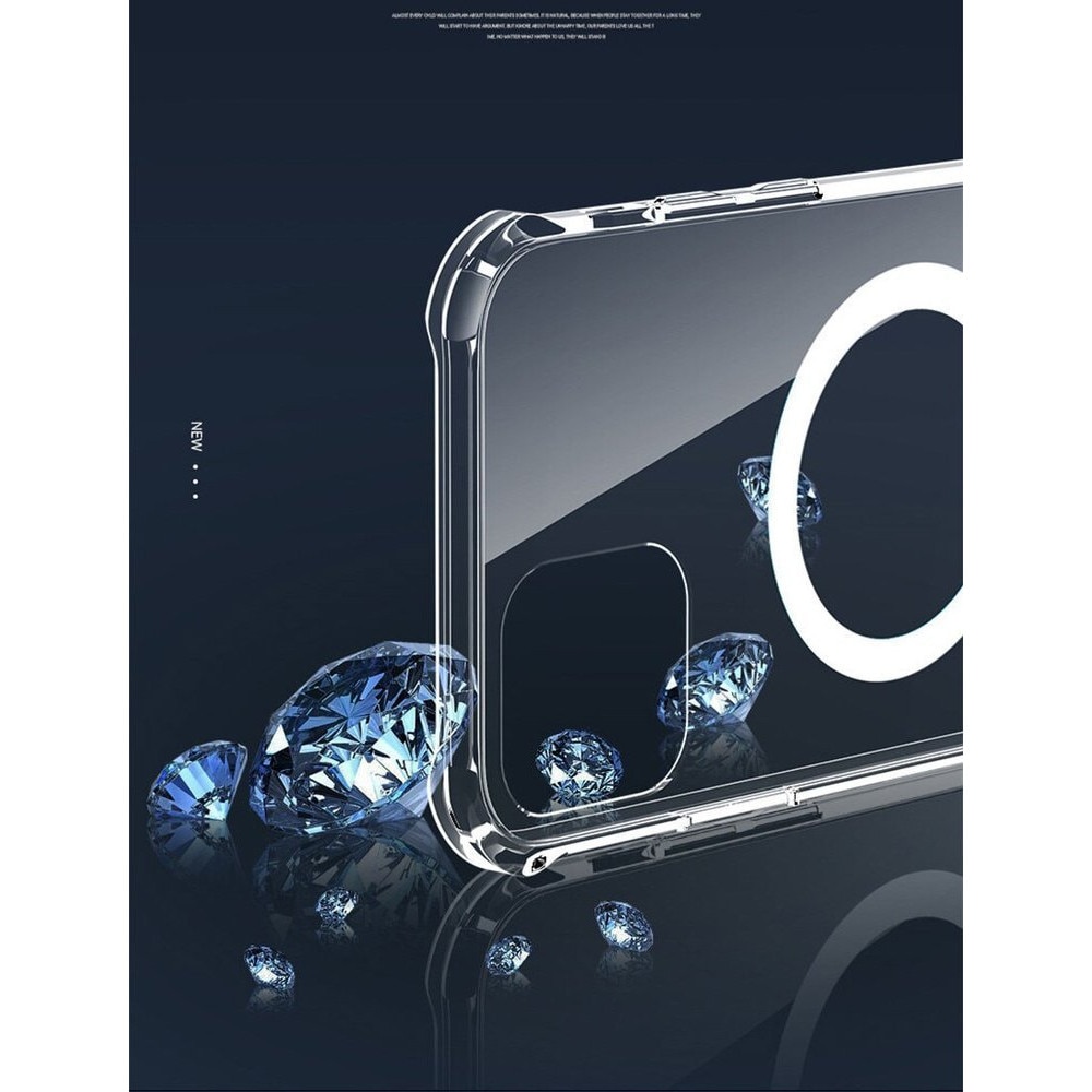 Husa compatibila cu iPhone 12 / 12 Pro Tpu Magnetic Case MagSafe Transparenta