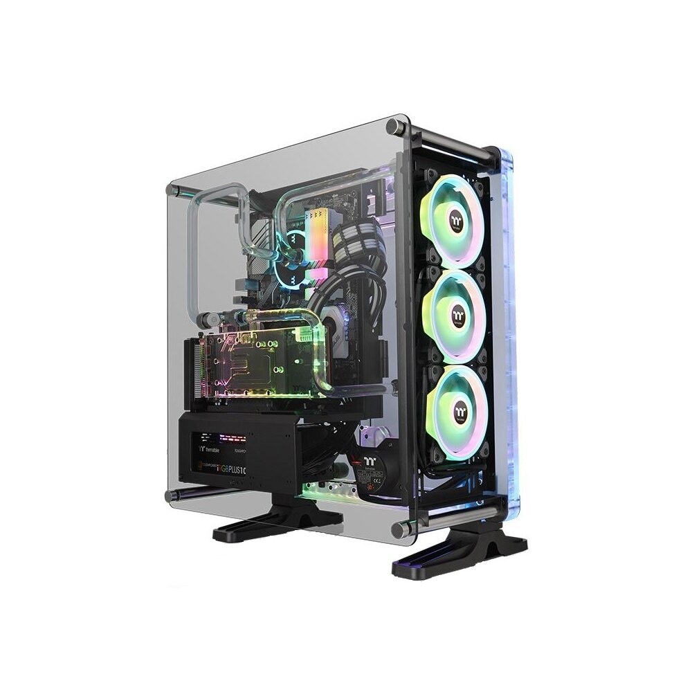 Carcasa Thermaltake DistroCase 350P TG Black ATX Mid Tower