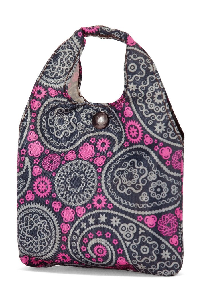 Geanta Cumparaturi, Pliabila, Benzi, BZ 5554, Imprimeu 3, Gri deschis/Roz/Negru