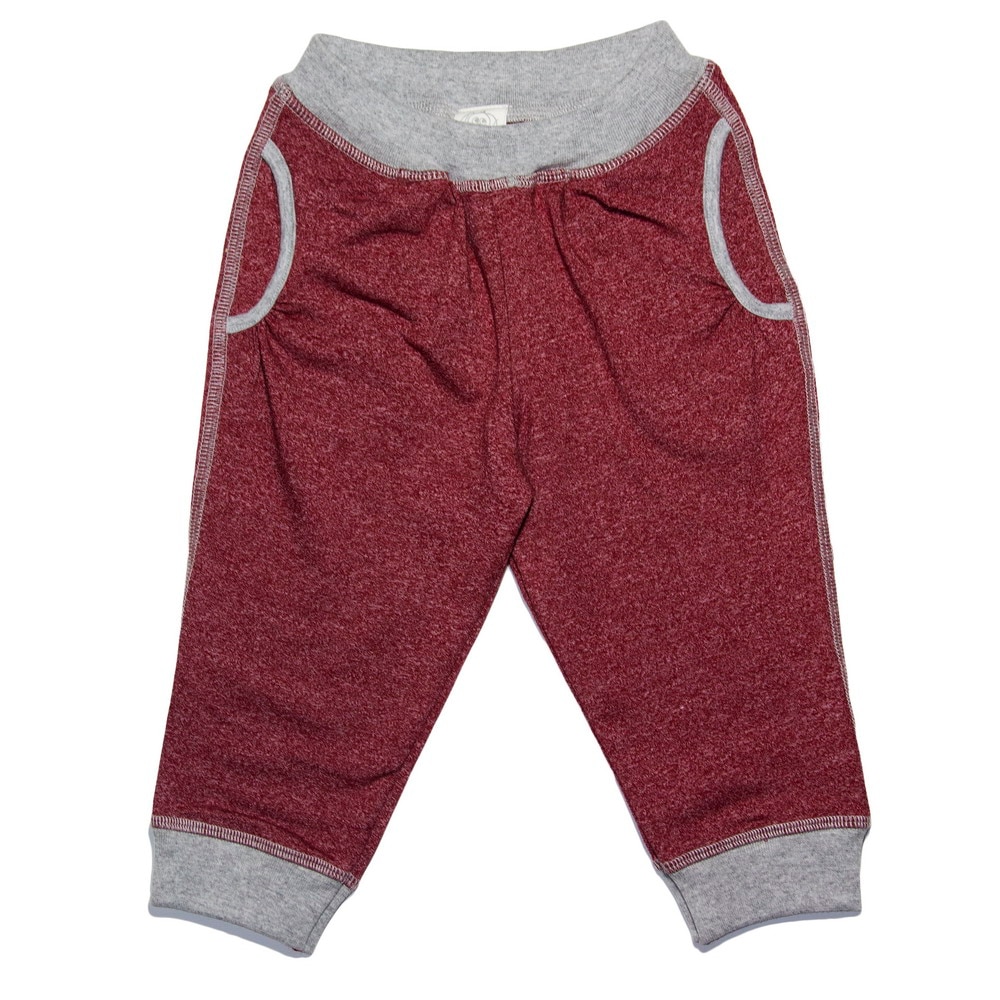 Pantaloni trening bebe, Sofiaman, 17538T, Bordeaux / Gray, 80-86 CM