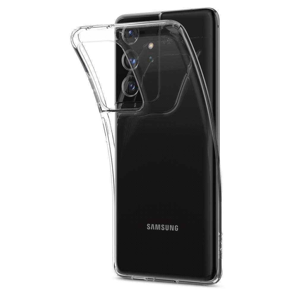 Husa compatibila cu Samsung S21 Ultra SPIGEN Liquid Crystal Clear