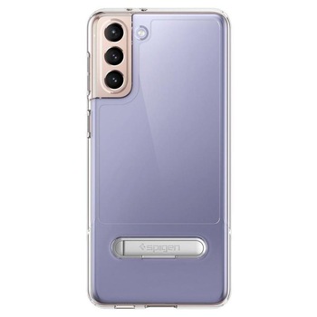 Carcasa Spigen Slim Armor Essential S compatibila cu Samsung Galaxy S21 Plus Crystal Clear Carcasa Spigen Slim Armor Essential S compatibila cu Samsung Galaxy S21 Plus Crystal Clear