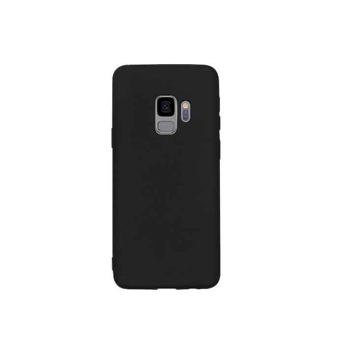 Husa protectie din silicon slim compatibila cu Samsung Galaxy S9, negru