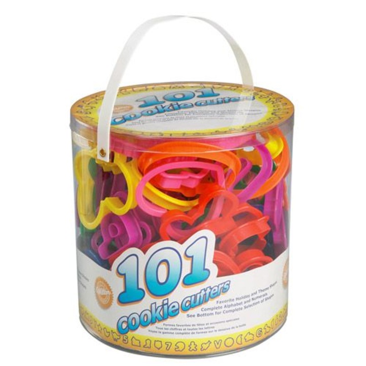 Комплект 101 формички за бисквитки, формички, Wilton
