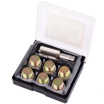 Kit pentru reparare filet busoane ulei Yato YT-17574, M20x1.5mm, 7 piese Kit pentru reparare filet busoane ulei Yato YT-17574, M20x1.5mm, 7 piese