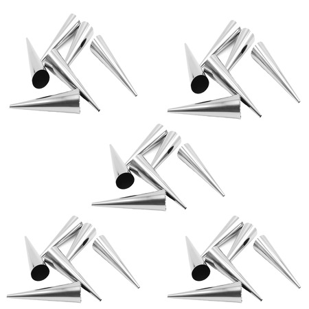 Set 30 forme conice pentru rulouri, 11 cm