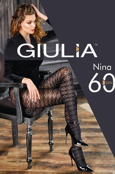 Dres semi-mat Nina, Giulia, Poliamida/Elastan, 60 DEN, Negru, Marimea 2, Negru Dres semi-mat Nina, Giulia, Poliamida/Elastan, 60 DEN, Negru, Marimea 2, Negru