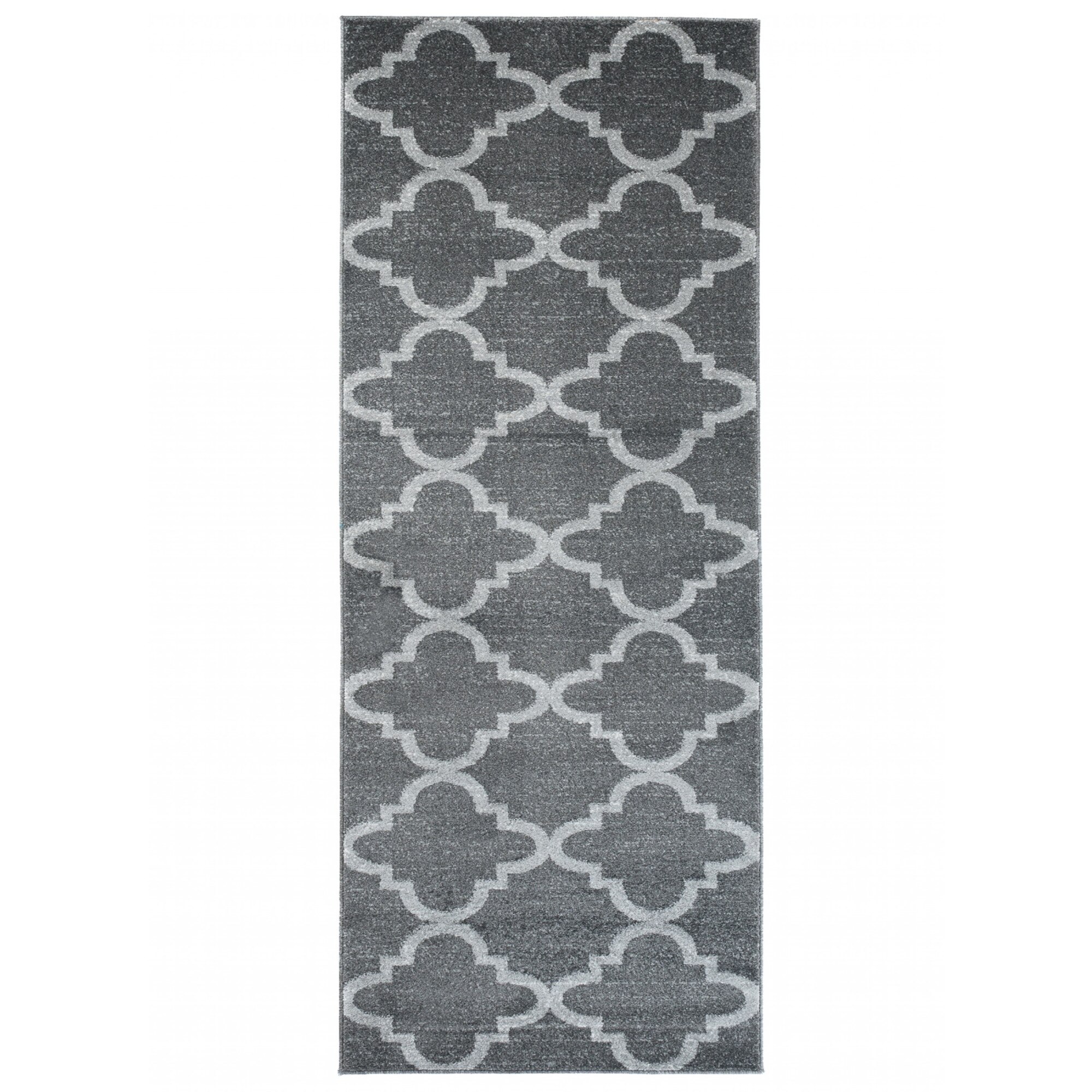 Covor Sari Modern Runner Chemex L386A gri 120x500