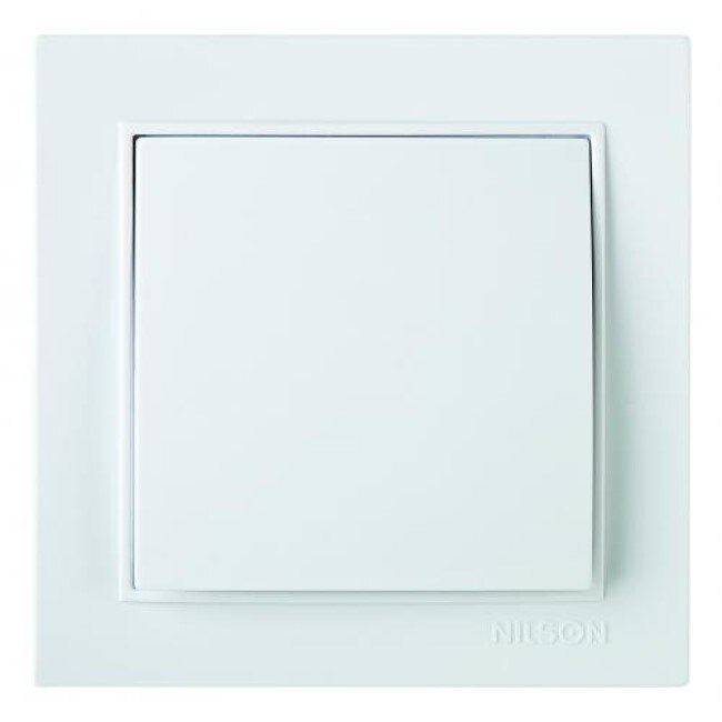 Електрически ключ Nilson Electric, Единичен Сх.1, Бял - eMAG.bg