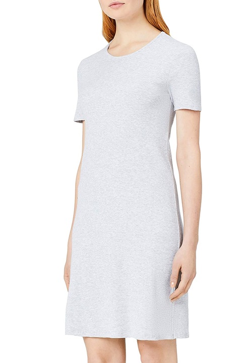 Дамска рокля Find Meraki AZ13780/13749-0336712, С къс ръкав, Сив, M
