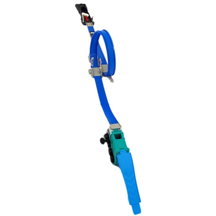 Set masinute Pista cu bucla cu rotatie 360grade, masinuta isi schimba culoarea la apa rece-calda