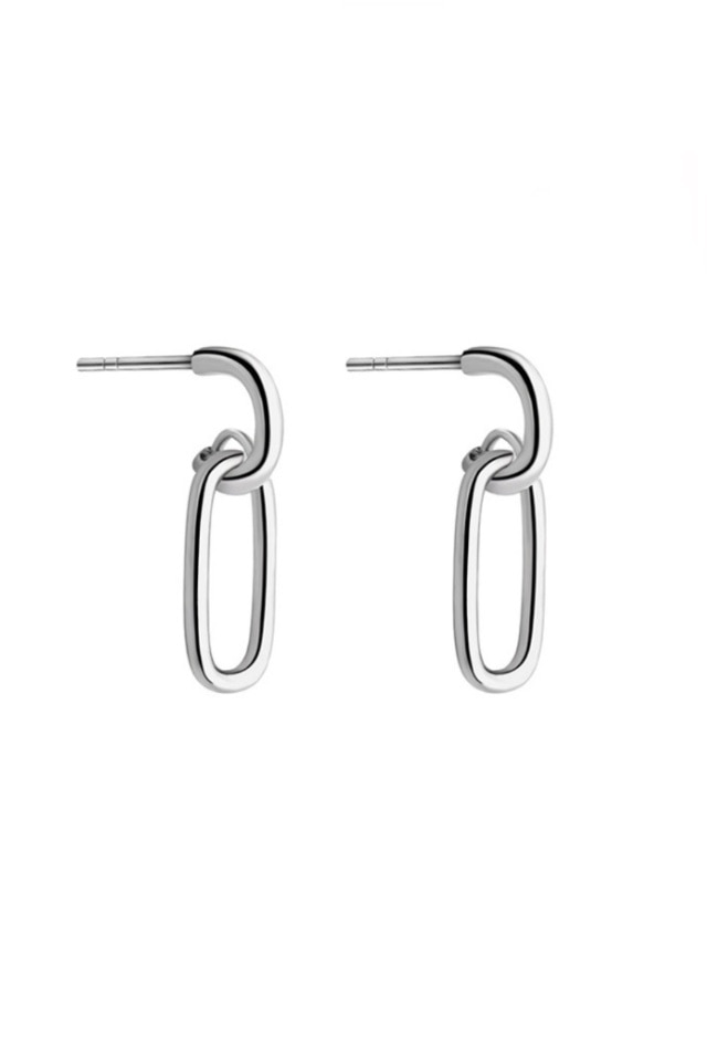 Cercei rotunzi din argint 925 Tiffany cu cheita din argint, ideali cadou, aniversare, sarbatori, martisor
