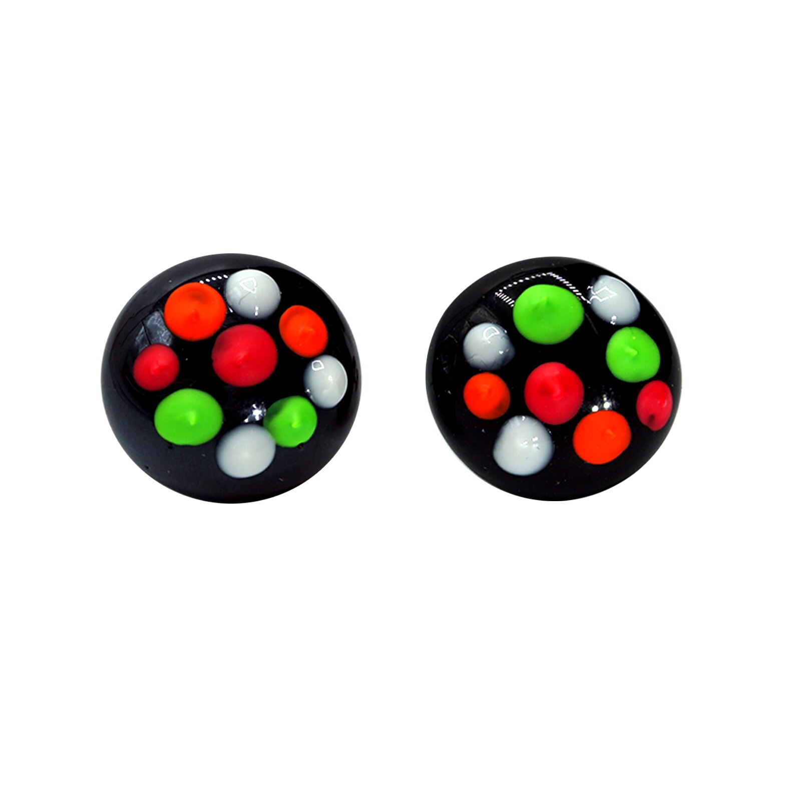 Cercei dama handmade, pictati 3D, Regalo - Fantezie, accesorii inox, cutie cadou