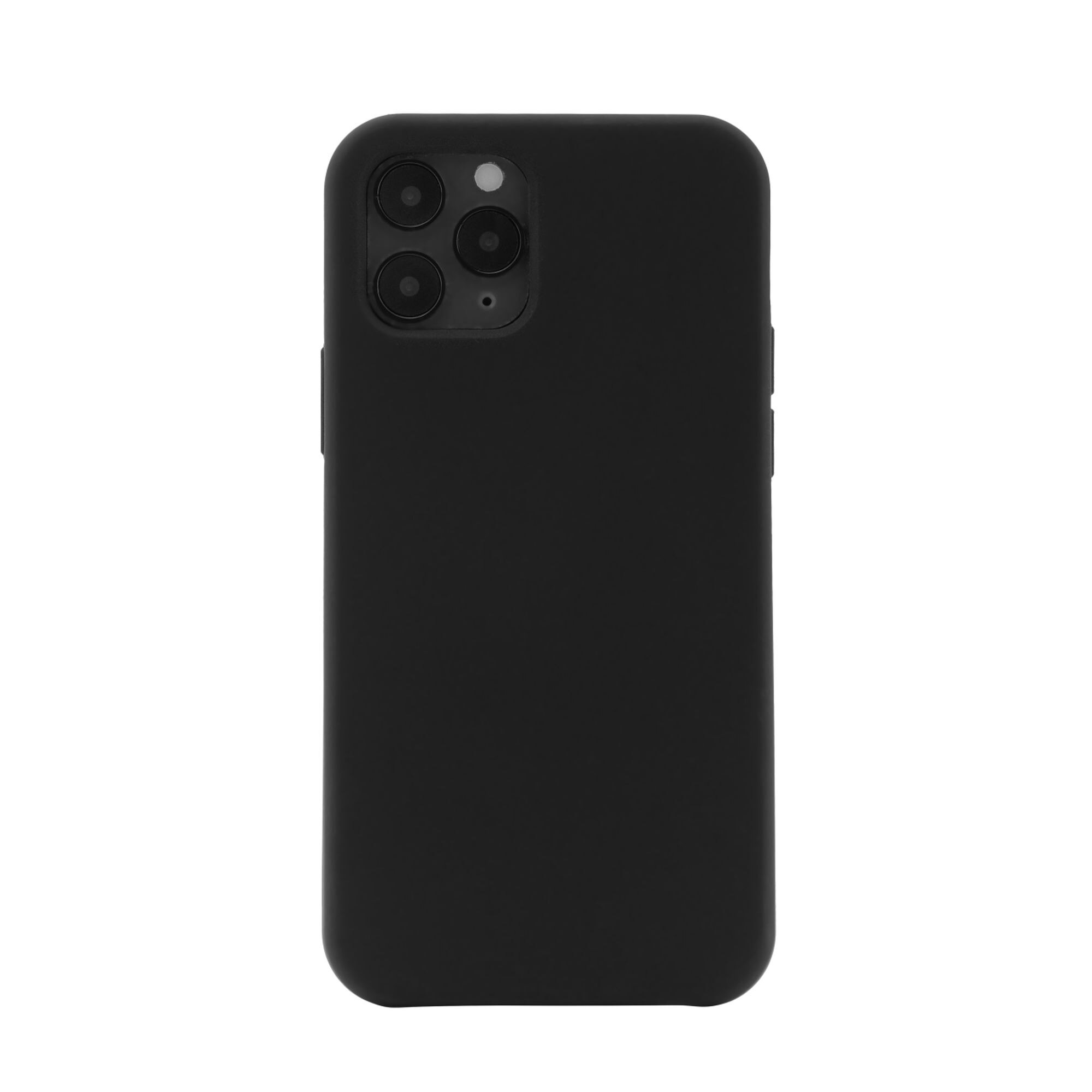 Husa premium liquid silicon JT Berlin Steglitz pentru Apple iPhone 12 Pro / iPhone 12, Negru