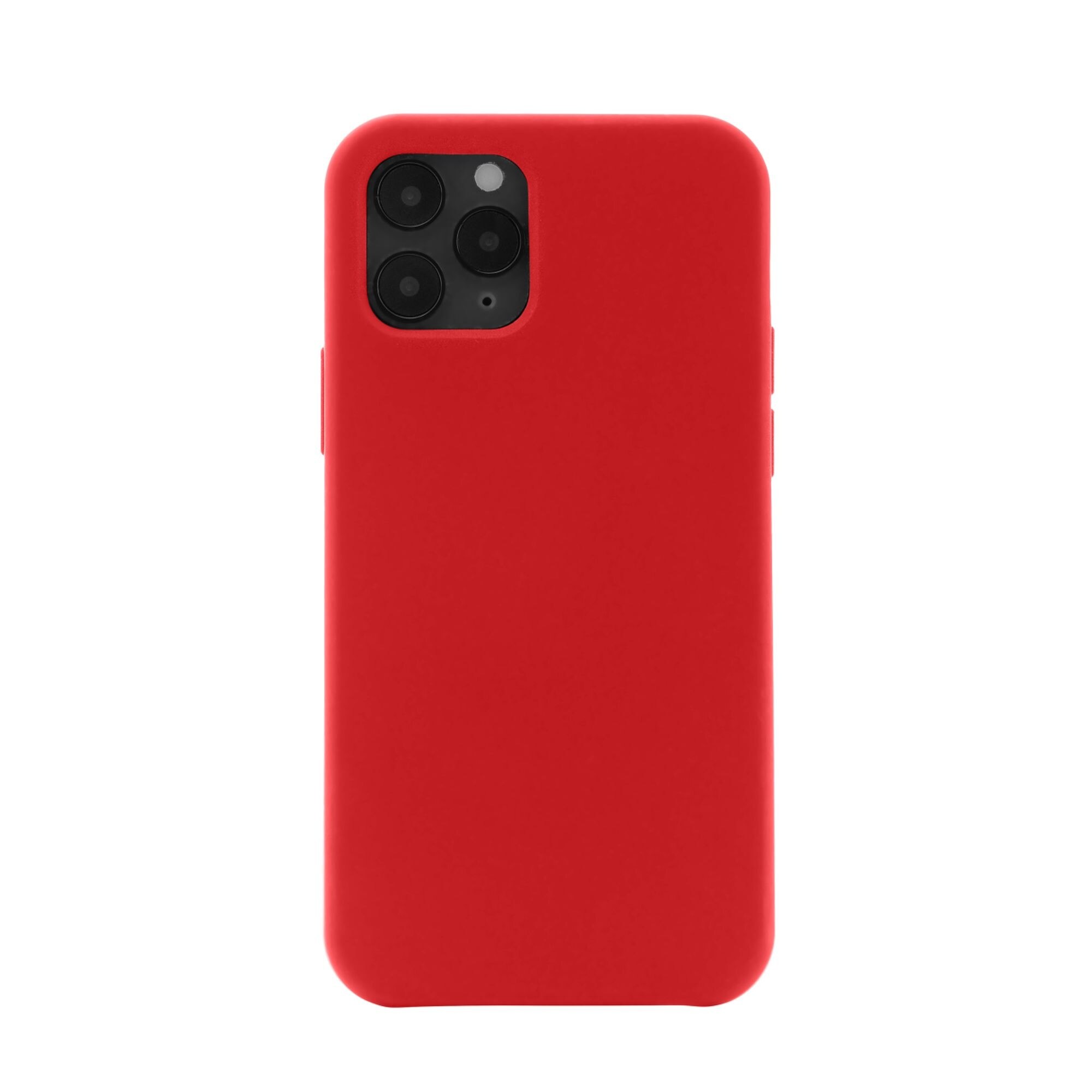 Husa premium liquid silicon JT Berlin Steglitz pentru Apple iPhone 12 Pro / iPhone 12, Rosu