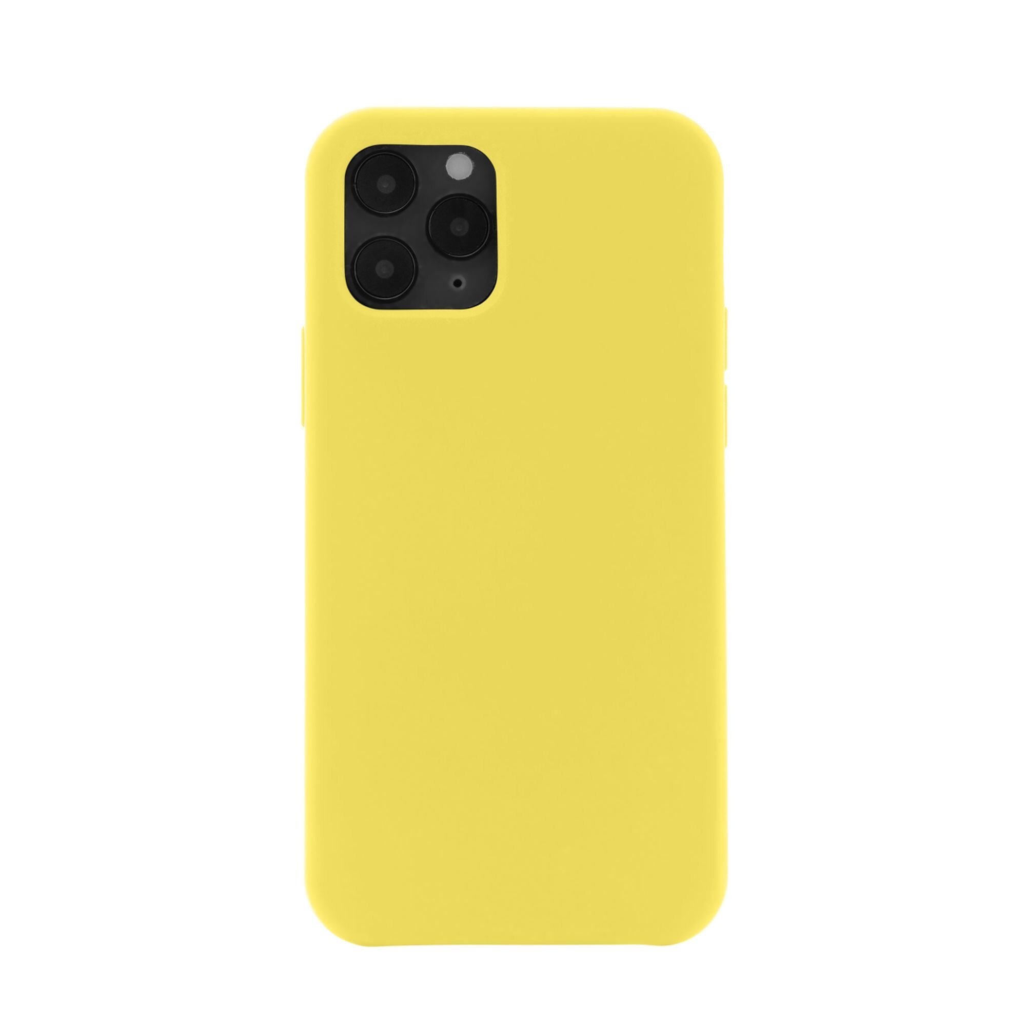 Husa premium liquid silicon JT Berlin Steglitz pentru Apple iPhone 12 Pro Max, Galben