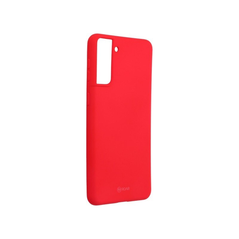 Husa Spate Silicon Roar Jelly Compatibila Cu Samsung Galaxy S21, Roz