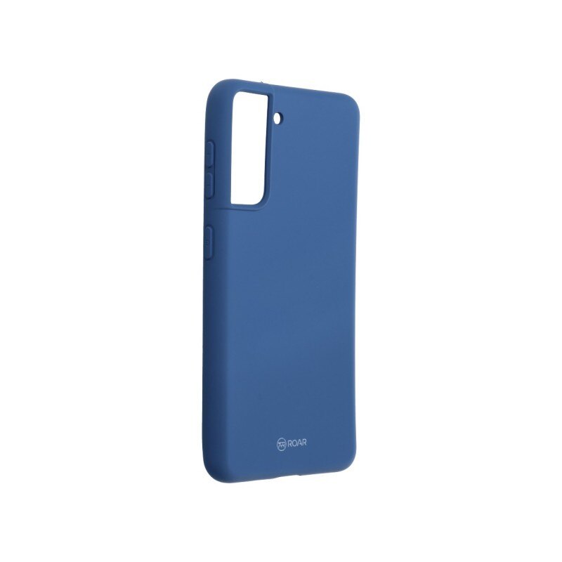 Husa Spate Silicon Roar Jelly Compatibila Cu Samsung Galaxy S21, Albastru