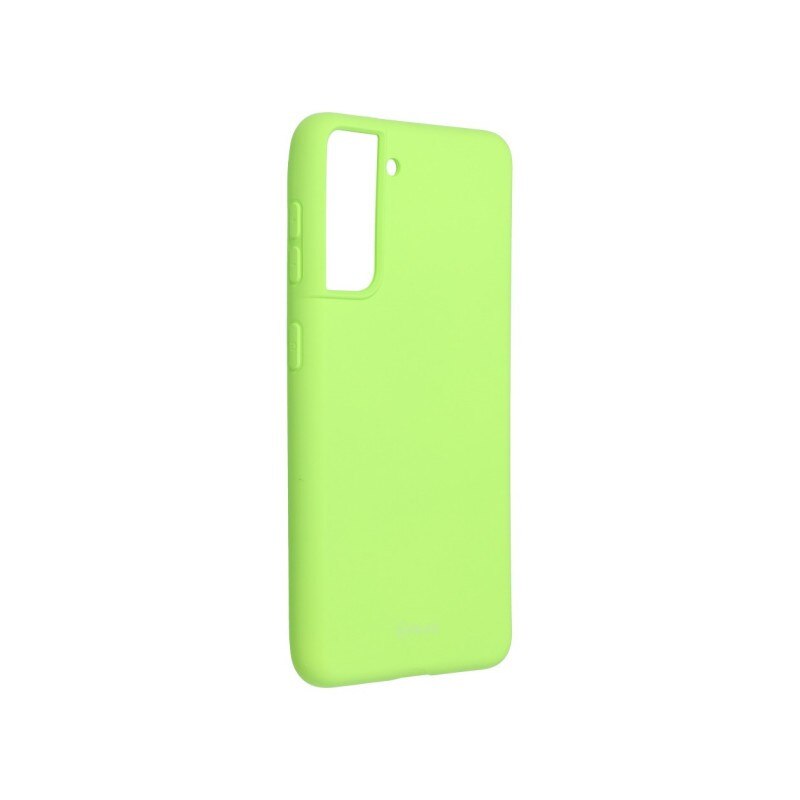 Husa Spate Silicon Roar Jelly Compatibila Cu Samsung Galaxy S21, Verde Lime