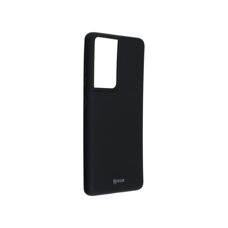 Husa Spate Silicon Roar Jelly Compatibila Cu Samsung Galaxy S21 Ultra, Negru