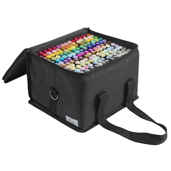 Set 168 piese markere Nassau Fine Art cu 2 capete diverse culori si geanta Set 168 piese markere Nassau Fine Art cu 2 capete diverse culori si geanta