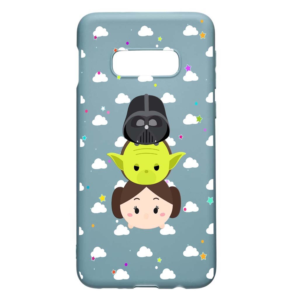 Husa Samsung Galaxy S10e, Star Wars, rezistenta la uzura, anti-alunecare, din silicon Premium, Cornflower, CF404