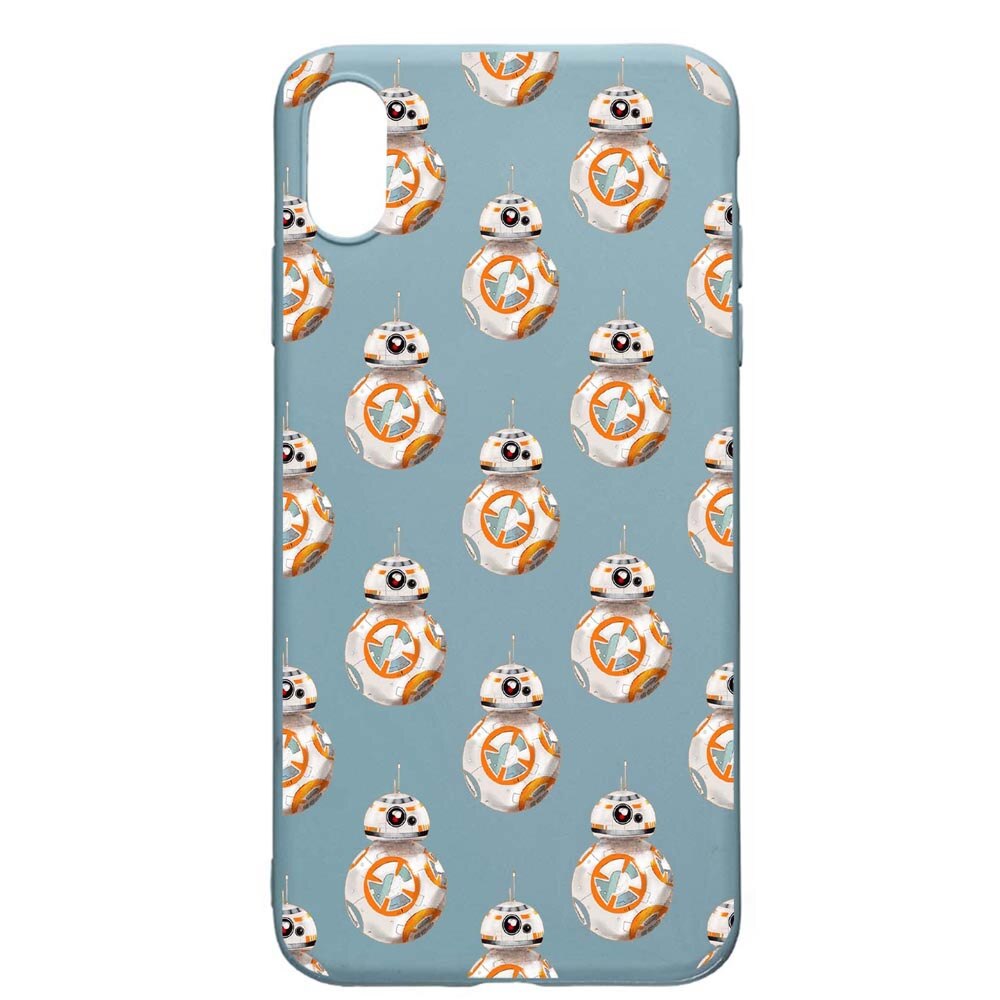 Husa Apple iPhone XS Max, Star Wars Droids, rezistenta la uzura, anti-alunecare, din silicon Premium, Cornflower, CF421