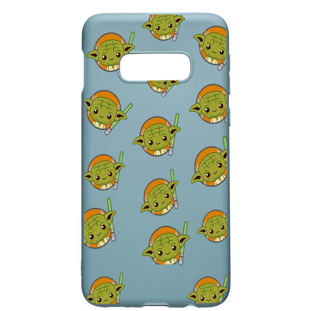 Husa Samsung Galaxy S10e, Star Wars Baby Yoda, rezistenta la uzura, anti-alunecare, din silicon Premium, Cornflower, CF420