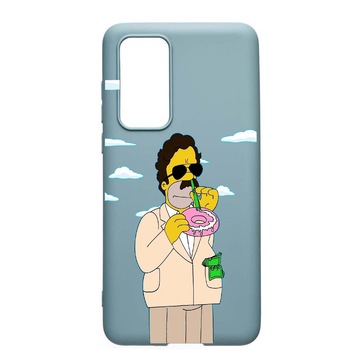 Husa Huawei P40, Narcos The Simpsons, rezistenta la uzura, anti-alunecare, din silicon Premium, Cornflower, CF440 Husa Huawei P40, Narcos The Simpsons, rezistenta la uzura, anti-alunecare, din silicon Premium, Cornflower, CF440