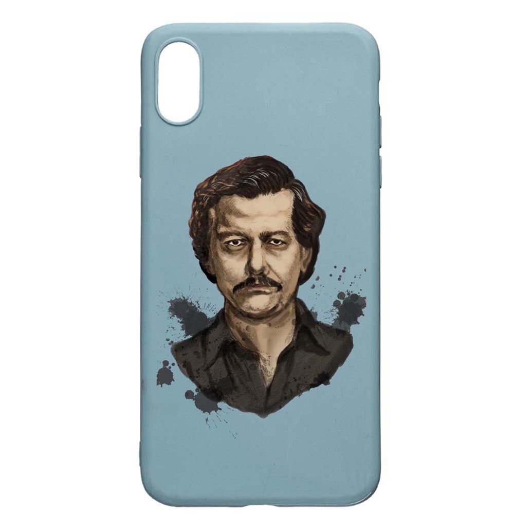Husa Apple iPhone XS Max, Narcos Pablo Escobar, rezistenta la uzura, anti-alunecare, din silicon Premium, Cornflower, CF445