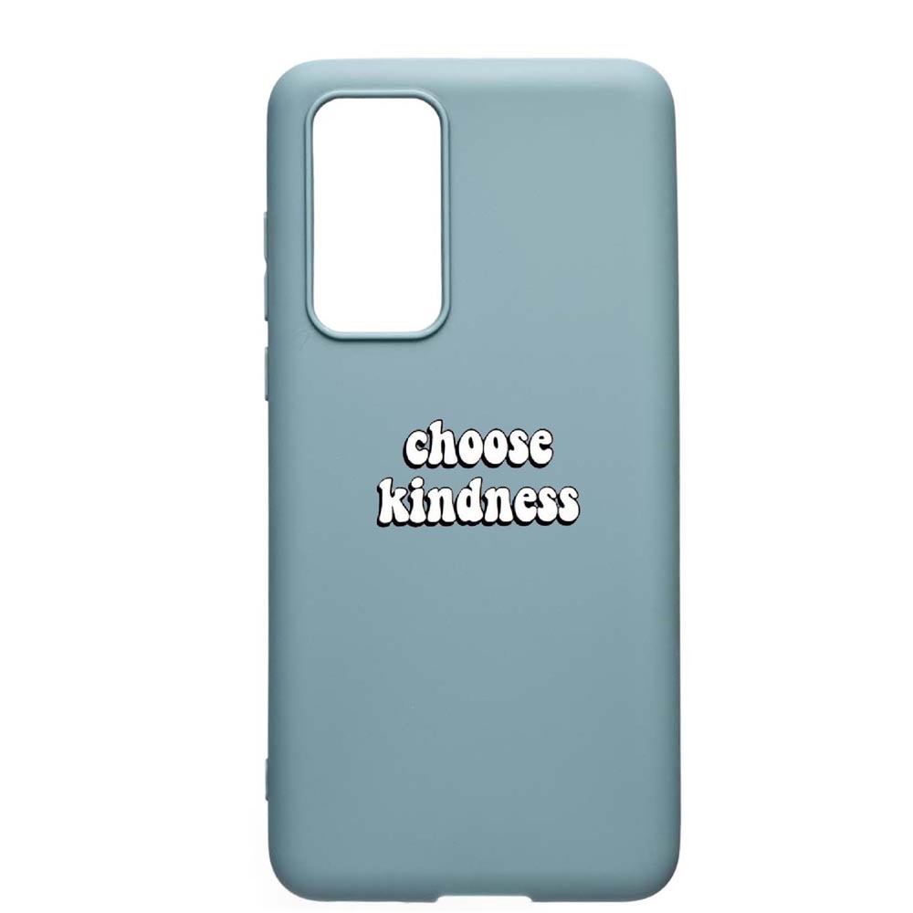 Husa Huawei P40, Kidness, rezistenta la uzura, anti-alunecare, din silicon Premium, Cornflower, CF478