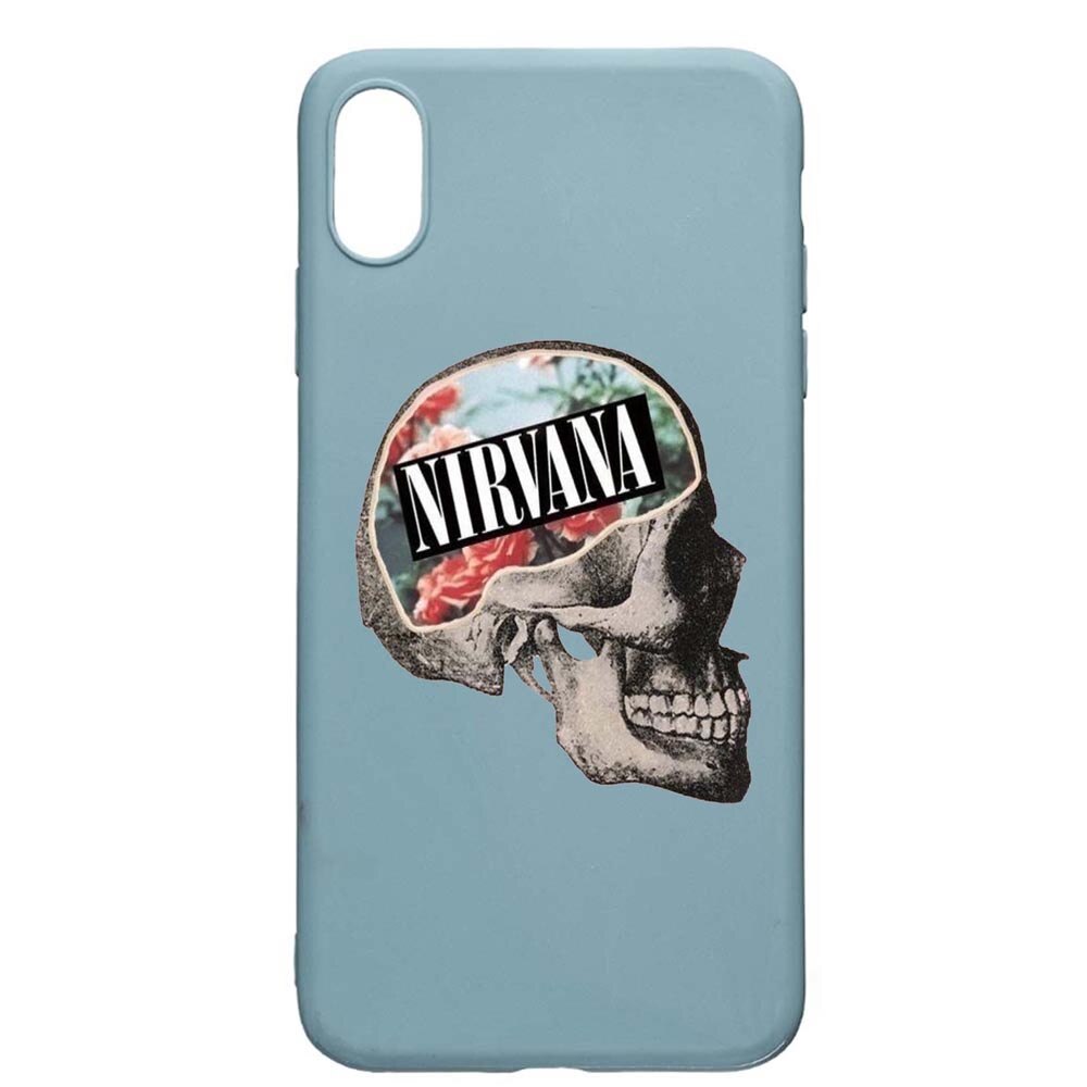 Husa Apple iPhone XS / X, Nirvana, rezistenta la uzura, anti-alunecare, din silicon Premium, Cornflower, CF535