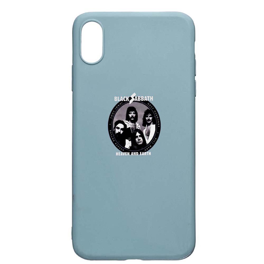 Husa Samsung Galaxy A10, Black Sabbath, rezistenta la uzura, anti-alunecare, din silicon Premium, Cornflower, CF537