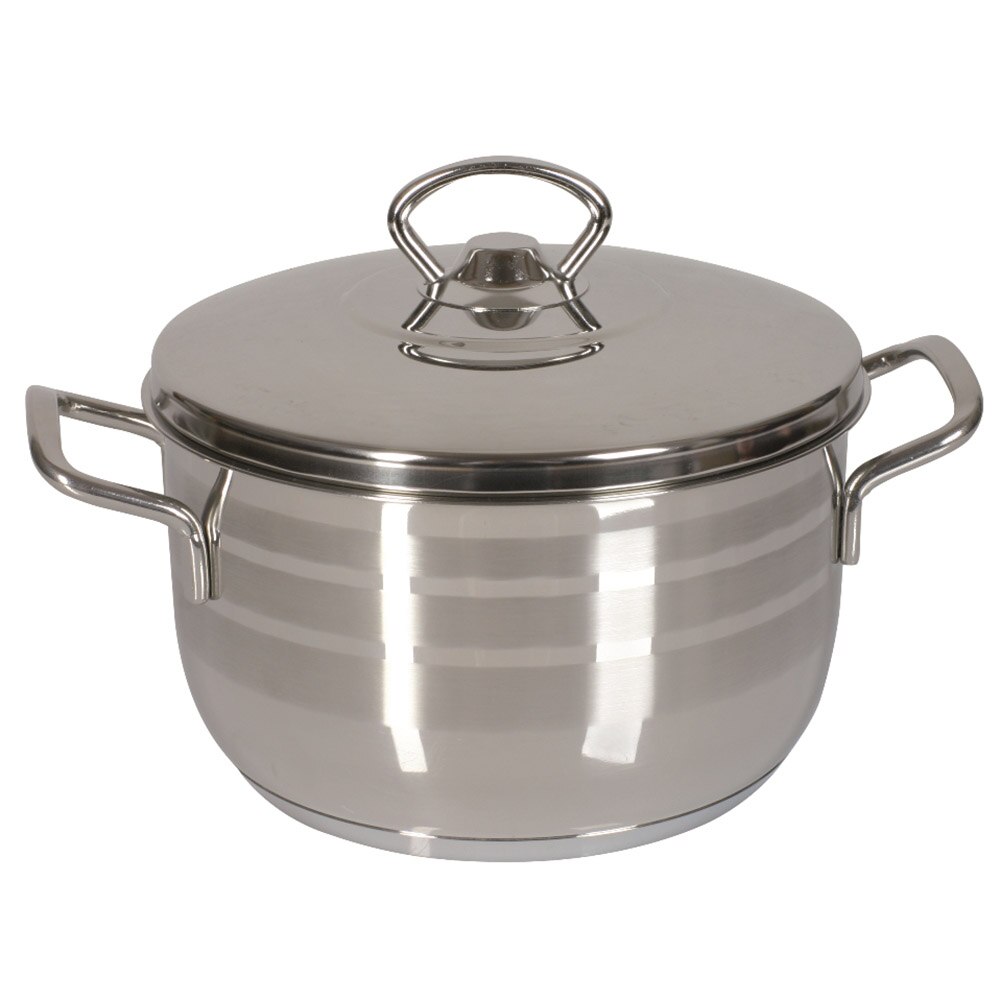 Oala de inox cu capac, Ambition Omega, 16 cm