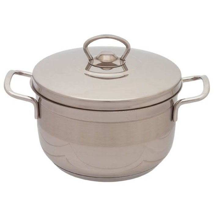 Oala de inox cu capac, Ambition Omega, 22 cm