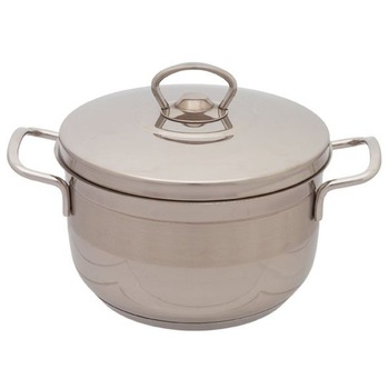 Oala de inox cu capac, Ambition Omega, 22 cm Oala de inox cu capac, Ambition Omega, 22 cm