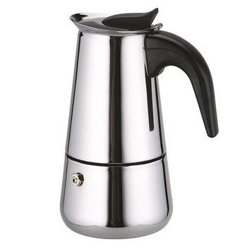 Cafetiera inox, Domotti Vella, 4 portii Cafetiera inox, Domotti Vella, 4 portii
