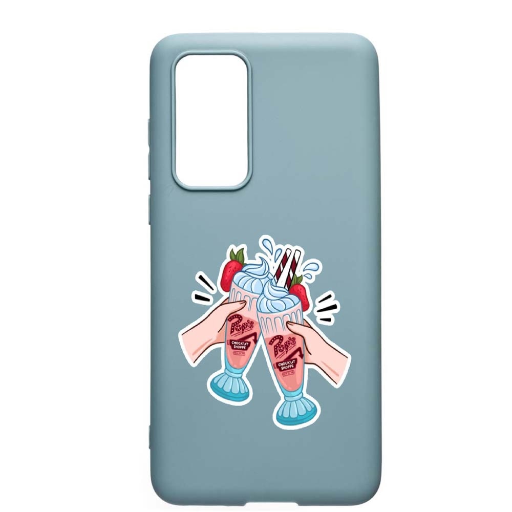 Husa Samsung Galaxy S20, Riverdale - Shake, rezistenta la uzura, anti-alunecare, din silicon Premium, Cornflower, CF613