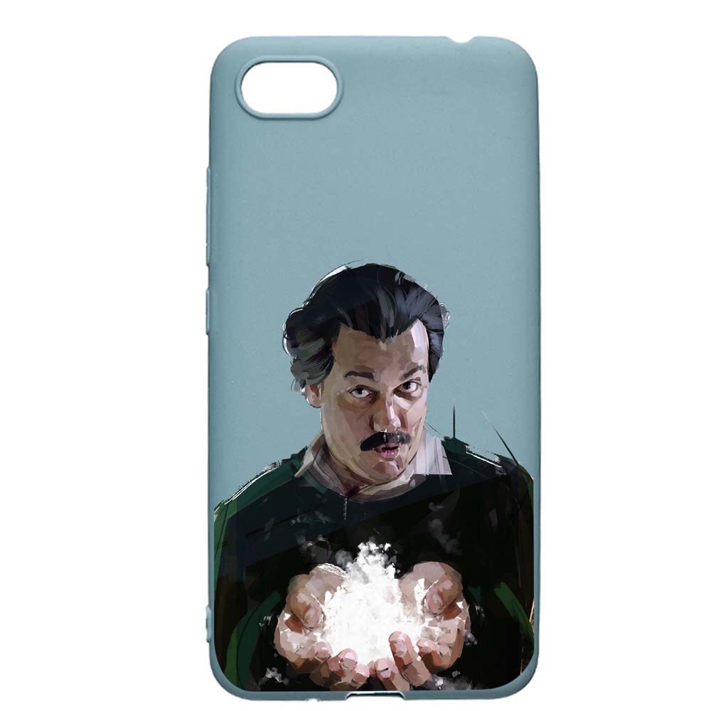 Husa Xiaomi Redmi 6A, Pablo Escobar Narcos, rezistenta la uzura, anti-alunecare, din silicon Premium, Cornflower, CF446