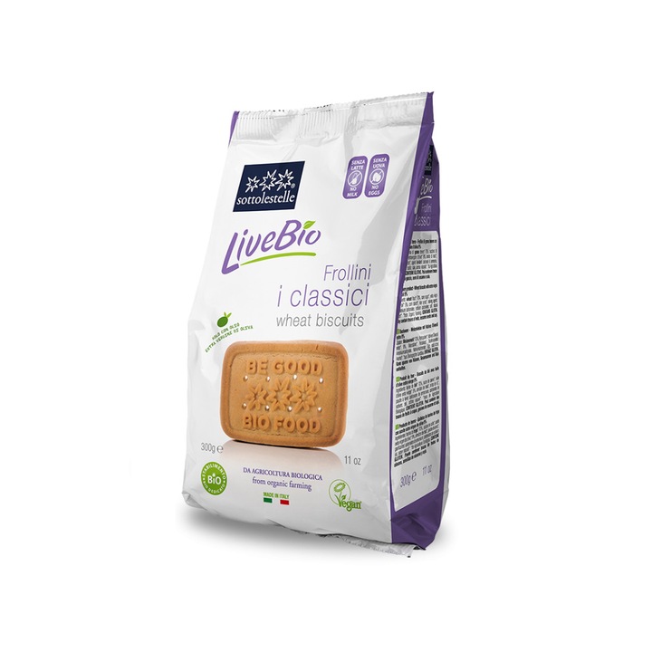 Biscuiti vegan clasici eco 300 g Sottolestelle